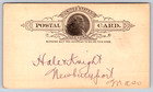 United States Postal Card   Fitchburg Railroad Company Circa 1890