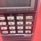 Icom Navicom Ic-a21 Vhf Air Band Transceiver W cm-12g Battery Pack