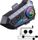 Bluetooth 5 3 Motorcycle Helmet Headset Waterproof Headphone Hands-free Led Ipx6