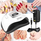 380w Nail Dryer Led Lamp Uv Light Polish Gel Curing Machine Electric Manicure