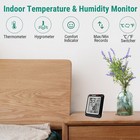 Tp50w Mini Lcd Indoor Hygrometer Thermometer Rome Temperature Humidity Monitor