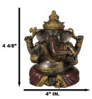 Ebros Eastern Enlightenment Hindu God Ganesha Figurine Ganesh Hinduism Statue