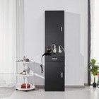 Wall Mount Barber Salon Spa Cabinet Hair Styling Station Barber Beauty Spa