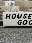 Vintage Double Sided Hand Painted Wood Household Good Country Store Advertising