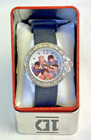 One Direction Watch New In Original Metal Box  rhinestone Face  Black Band