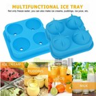 Round Ice Ball Maker Sphere Tray Silicone Mold Cube For Wine Cocktails Whiskey