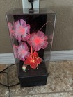 Vintage 1980 s Fiber Optic Flower Fiber Optic Lighted Lamp Musical Works