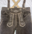 Lederhosen 4u Knee Length Seppl Bundhosen Brown Suede Leather 31 Worn Once 