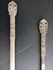 Masonic Ceremonial Swords Two Antique With Scabbards Ames Manuf 