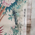 Chinese Old Scroll Wang Qingsheng s Flower And Bird Painting Rice Paper Painting