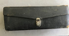 Antique Medical Doctors Medicine Apothecary Tube Bottles In Leather Travel Case