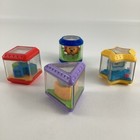 Fisher Price Peek A Blocks Shape Sorter Activity Cube Toddler Vintage 2003 Toy