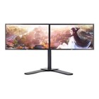 Dual 22  Major Brand Lcd Monitor Fhd 1920x1080 2-in-1 Stand Cable Game Office