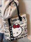 Hello Kitty Bag Purse Shoulder Shopping Zipper Travel Double Handle Gift New
