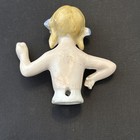 Antique Girl Porcelain Pin Cushion Half Doll Germany