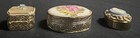 Lot Of Three Vintage Pill trinket Boxes Beautiful Condition