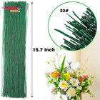 300 Pcs 22 Gauge Floral Flower Stem Wire 16 Inches Florals Stem Wire Flower Arra