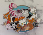 Disney Cat Pack Pinapalooza Feline Cluster Le300 Jumbo Pin 