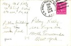 Vintage Postcard- Pubic Building Along Waterfront  Greece  Us Army Post 1949 
