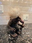 Rare Early Vintage Hand Made Fosse-troll Norwegian 10 5  Tall Troll Doll