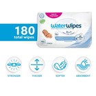 Waterwipes Sensitive  Baby Wipes 99 9  Water Unscented Hypoallergenic 180ct 3pk