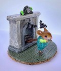 Wee Forest Folk Fly-by-night  Mouse Expo 2019  Teal Pants  Mouse With Bats