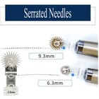 Disposable Eyebrow Permanent Makeup Tattoo Microblading Pmu Serrated Gear Needle