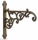Decorative Plant Hanger Ornate Victorian Cast Iron Flower Basket Hook 8 375 
