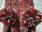 New Unisex Handmade Hs Slippers Burgundy Mix Womans X Large Mans Lg 10 1 4 