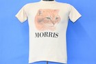 Vintage 80s Morris The Cat 9lives Cat Food Mascot Orange Tabby T-shirt Youth L