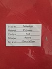 Round Tablecloth Table Cover Party Wedding Linen Red
