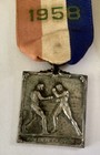 1958 And 1959  Golden Gloves Medals Hudson Valley ny Dieges   Clust Medal Ribbon