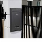 2 1pc Heavy-duty Locking Mailbox Wall Mounted