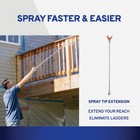 Graco 30 In  Spray Gun Tip Extension 243043 Aluminum Gray 633955917064