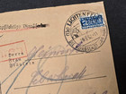 Post Ww2 German Bayern Post Free Nachgeb  hr Revenue Cover Berlin Tax Stamp 1952