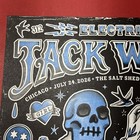 Official Jack White Stripes Chicago Poster Salt Shed  July 23  2026 Radius
