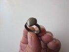 Very Rare Ancient Roman Billon Ring With A Very Rare Heart Shape Iii - Iv Ad 