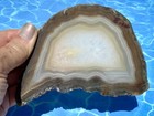 Agate Quartz Crystal Geode Slab Lapidary For Cabochons Rough Old Stock 5 7oz