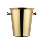 Floor Standing Champagne Bucket Wine Cooler Ice Gift Stainless Steel Gold Us