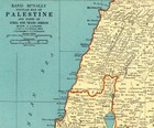 1938 Antique Palestine Map Vintage Map Of Syria Trans Jordan Jerusalem 3110
