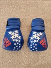 Adidas Hybrid 300 Adih300 Leather Boxing Gloves Pro  Blue  14oz  Rare  Australia