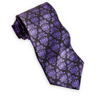 New Disney Parks Haunted Mansion Wallpaper Purple Silk Tie Necktie Purple Black