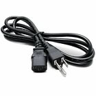 3 Prong Replacement Ac Power Cord Cable Us Plug Pc Desktop  Xbox Cisco Printer
