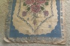 Vintage Wonder Art Burlap Rug Hooking Pattern - Floral Design 27    X 40   