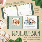 Baby Memory Book   Scrapbook - Milestone Keepsake Record   Photo Album - Gend   