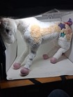 Melissa   Doug Jumbo Plush Unicorn Stuffed Animal White Pink Bow Stars 36  read 