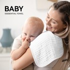 Burp Cloths Large  Muslin Burp Cloths For Baby Girls And Boys  Pack Of 10 Ext   