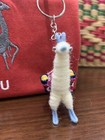 Peruvian Llama Keychain Handmade