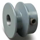 V-belt Motor Pulley 1 2  Bore X 1-3 4  Dia Cast Iron Set Screw  Fixed Bore Solid