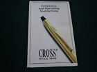 Vintage Cross Silver Chrome Mechanical Pencil ball Point Pen Set W box 3501